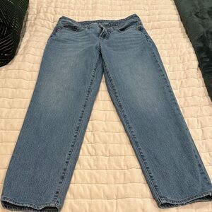 Old Navy Women's OG Straight Leg Ankle Lenght Blue Jeans